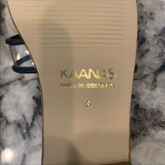 Kaanas Santorini Infinity Sandal Black Size 6 NWT - Picture 3 of 10